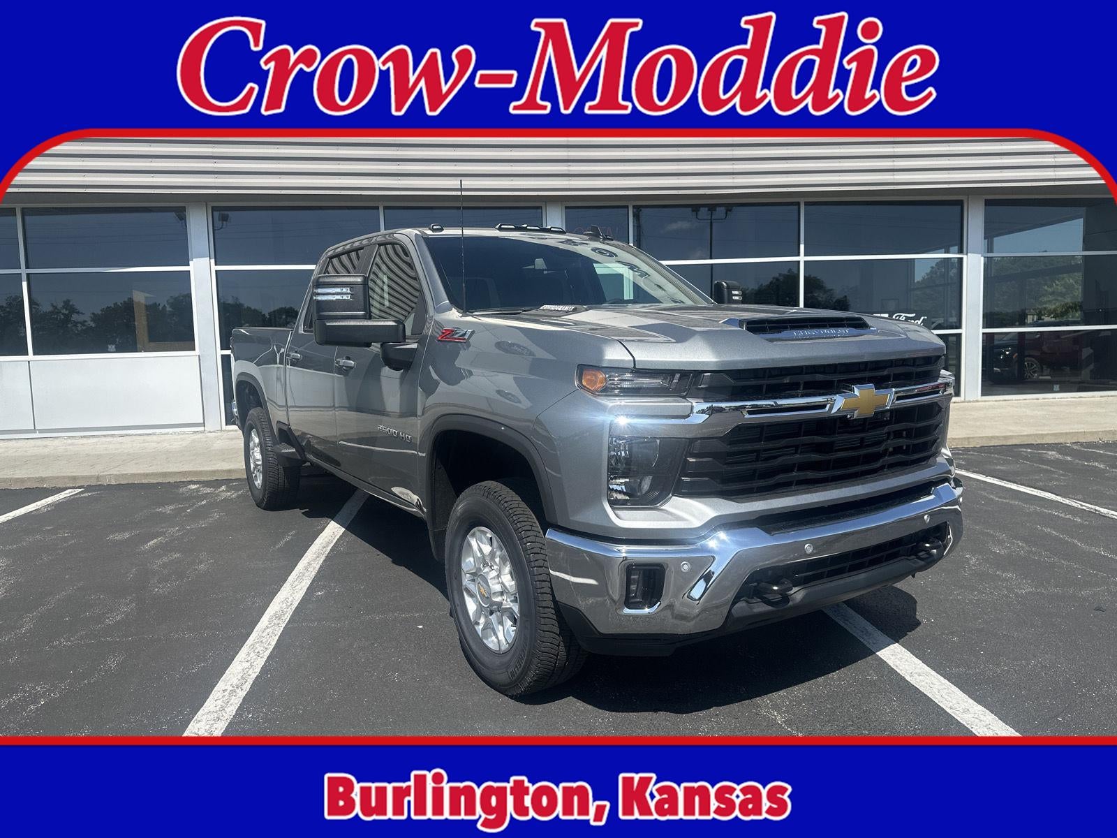 2026 Chevrolet Silverado 2500 HD LT in Sterling Gray Metallic — front three-quarter view