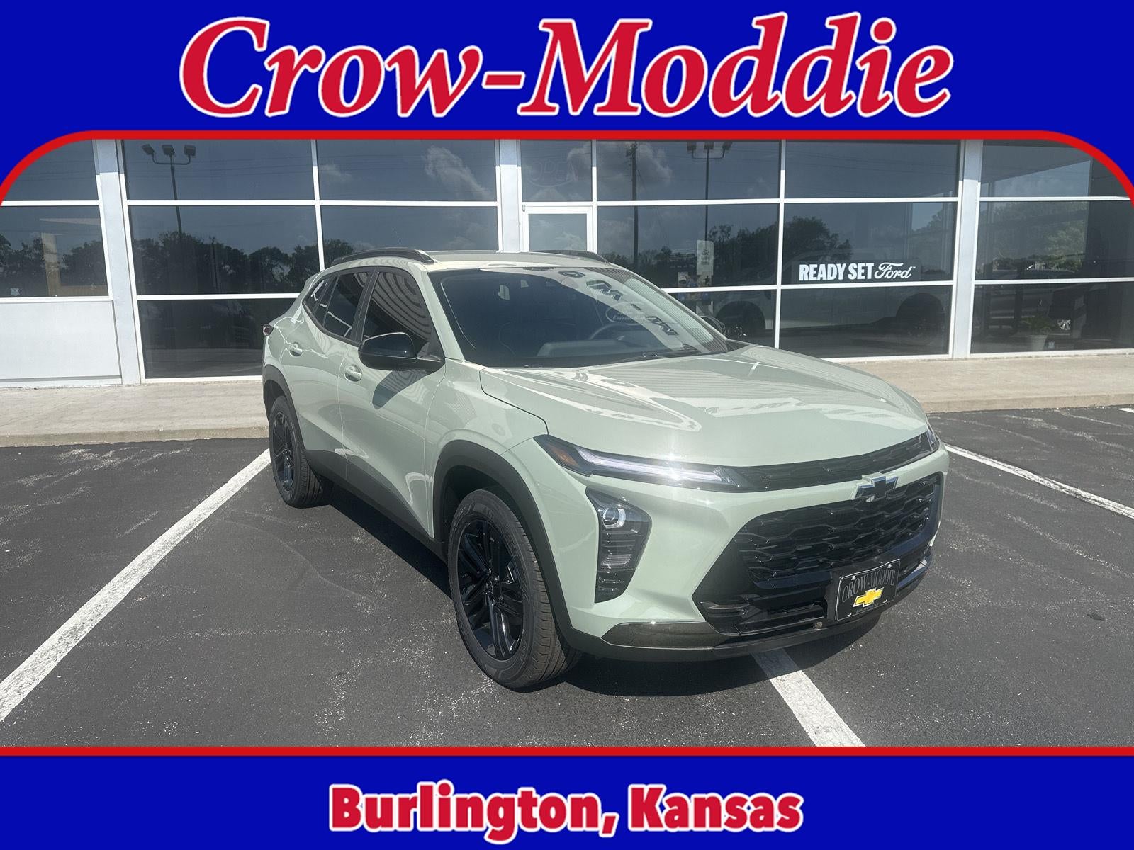 2026 Chevrolet Trax ACTIV in Cacti Green — front three-quarter view