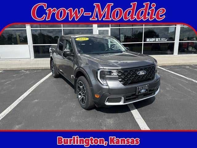 2025 Ford Maverick LARIAT AWD SuperCrew in Carbonized Gray Metallic — front three-quarter view